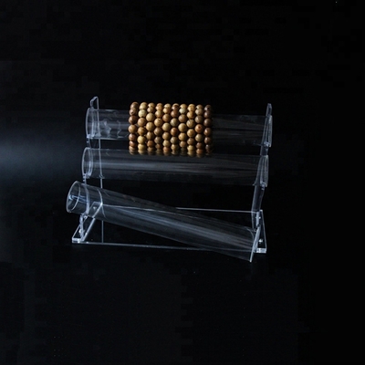 Chiara esposizione acrilica della collana del pendente dei gioielli con Rod acrilico