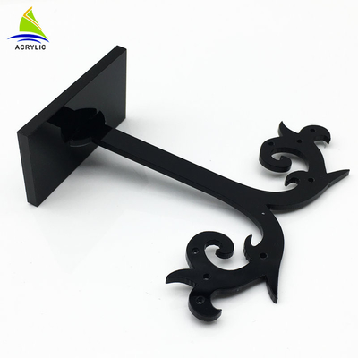 Scaffale acrilico del supporto del banco di mostra dell'orecchino dei gioielli dell'esposizione dell'albero acrilico elegante del nero