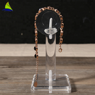 Supporto acrilico semplice del supporto della collana dei gioielli T Antivari dei gioielli di iso degli elettrodomestici acrilici del supporto