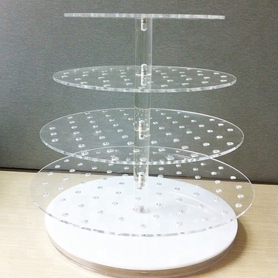 Lucidatura acrilica del cristallo del supporto 3mm dei gioielli del controsoffitto amichevole eco-