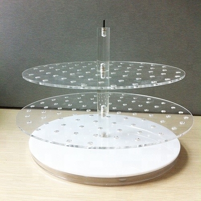 Lucidatura acrilica del cristallo del supporto 3mm dei gioielli del controsoffitto amichevole eco-