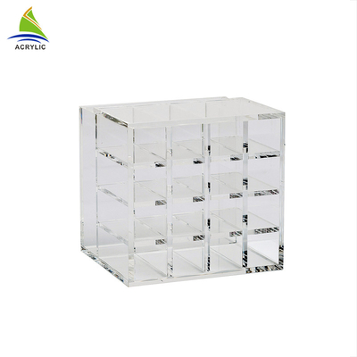 Organizzatore cosmetico acrilico del rossetto dell'esposizione cosmetica acrilica del ripiano
