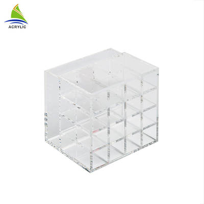 Supporto acrilico del rossetto dell'organizzatore cosmetico