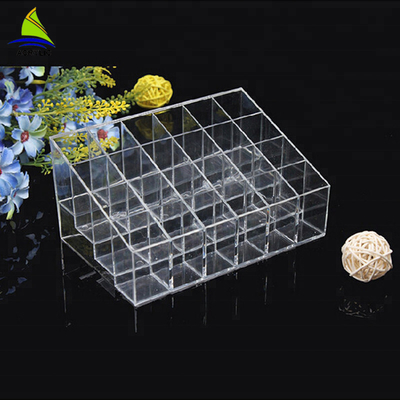 Scatola di stoccaggio cosmetica acrilica acrilica del rossetto di 40 griglie