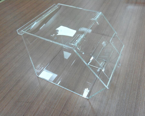 Stoccaggio acrilico leggero di Candy del plexiglass del recipiente di Transaprent Candy