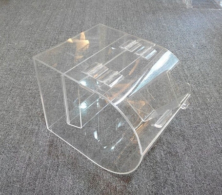 Stoccaggio acrilico leggero di Candy del plexiglass del recipiente di Transaprent Candy