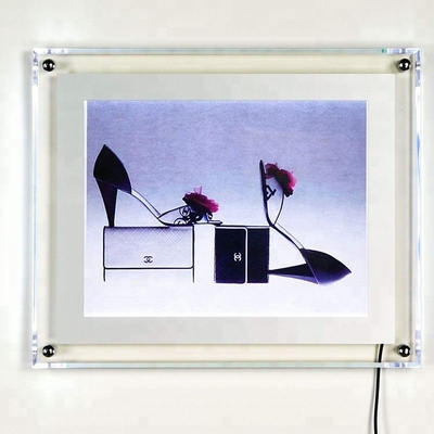 La parete acrilica di dimensione su ordinazione della fabbrica ha condotto il supporto del menu principale /Acrylic del supporto del segno