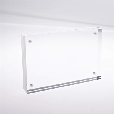 Certificazione magnetica di iso del controsoffitto delle cornici di nozze acriliche del supporto
