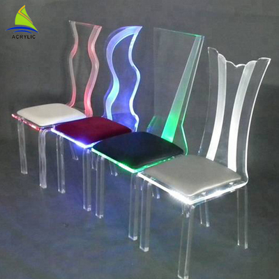 Principessa acrilica abbastanza variopinta differente Chair di generi della mobilia acrilica su ordinazione dell'hotel