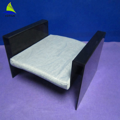 Letto acrilico del progettista del rifornimento della fabbrica dell'OEM/letto di sofà per il cane di animale domestico fatto a mano