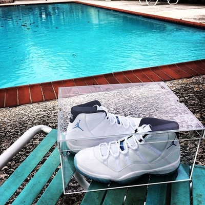 Grande scatola di presentazione acrilica promozionale della scarpa da tennis per il contenitore per esposizione acrilico della scarpa da tennis di Nike