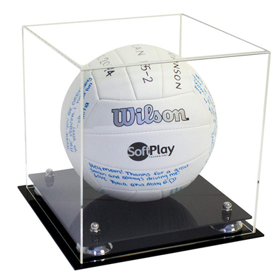 Contenitori acrilici acrilici dell'esposizione della scatola di presentazione del negozio per servizio dell'OEM di pallavolo