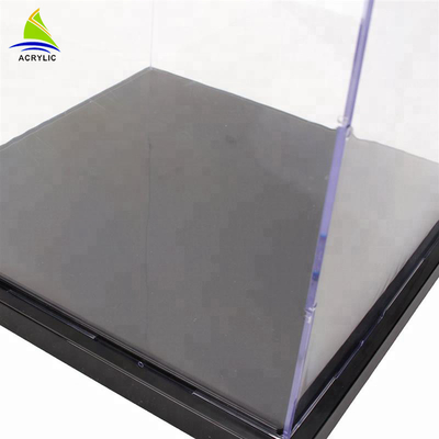 Contenitore su misura decorativo di alto di lucentezza del quadrato di presentazione ripiano di lusso acrilico della scatola chiaro