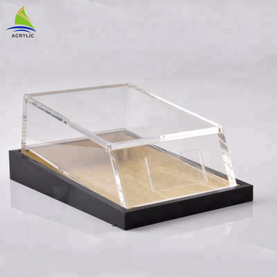 Scatola acrilica quadrata su ordinazione d'imballaggio del ginseng della scatola di alto stoccaggio del plexiglass