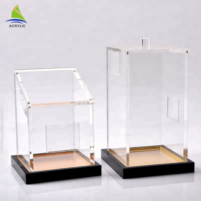 Scatola acrilica quadrata su ordinazione d'imballaggio del ginseng della scatola di alto stoccaggio del plexiglass