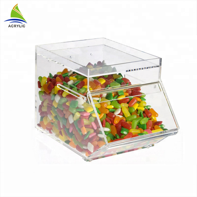 Scatola acrilica su ordinazione di Candy dell'esposizione acrilica promozionale di Candy rispettosa dell'ambiente