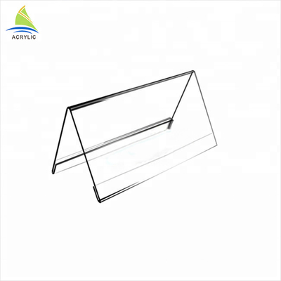 Supporto acrilico del menu dell'esposizione del segno del segno del perspex dell'esposizione della radura acrilica del supporto densamente
