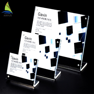 Sostanza solubile acrilica della struttura dell'esposizione del supporto acrilico elegante del segno in organico multiplo