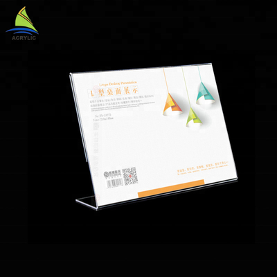 Bordo acrilico del segno del segno dell'esposizione del supporto della Tabella della tenda del supporto su ordinazione acrilico minimalista del menu