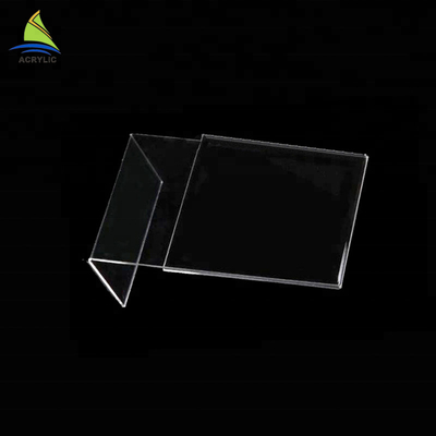 Bordo acrilico del segno del segno dell'esposizione del supporto della Tabella della tenda del supporto su ordinazione acrilico minimalista del menu