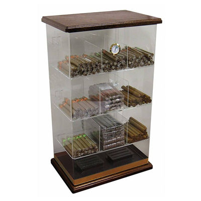 armadietto di esposizione acrilico del sigaro del Humidor del contenitore per esposizione del controsoffitto dell'acrilico di 6mm