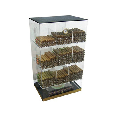 armadietto di esposizione acrilico del sigaro del Humidor del contenitore per esposizione del controsoffitto dell'acrilico di 6mm