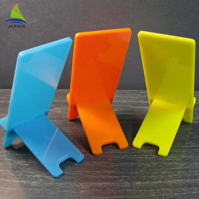 Telefono cellulare acrilico del negozio del perspex acrilico variopinto dell'esposizione che mostra supporto