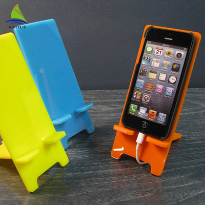 Telefono cellulare acrilico del negozio del perspex acrilico variopinto dell'esposizione che mostra supporto
