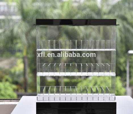 Scaffale di esposizione elettronico acrilico della sigaretta del negozio della radura acrilica amichevole eco- dell'esposizione