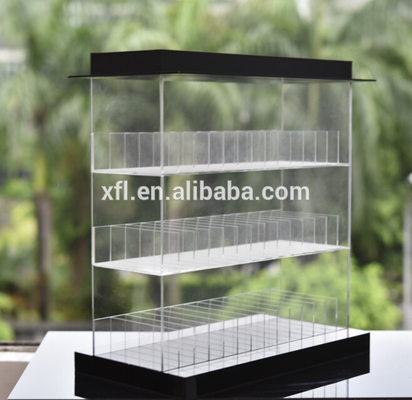 Scaffale di esposizione elettronico acrilico della sigaretta del negozio della radura acrilica amichevole eco- dell'esposizione