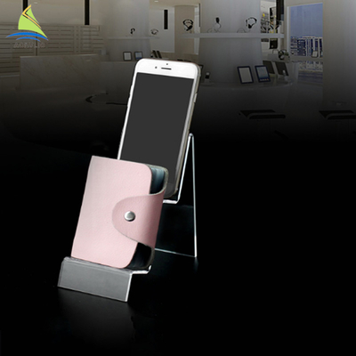 Esposizione acrilica astuta cristallina del telefono del supporto mobile ultra trasparente