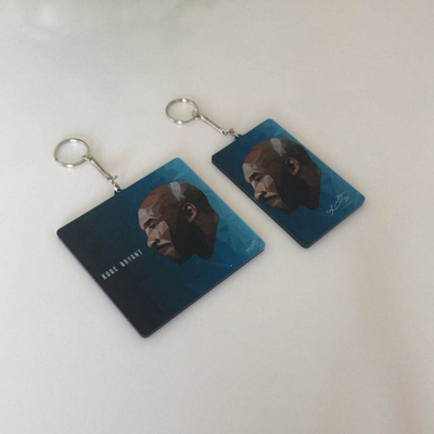 Keychains acrilico su ordinazione stampato modo per la pubblicità dei regali facili da pulire