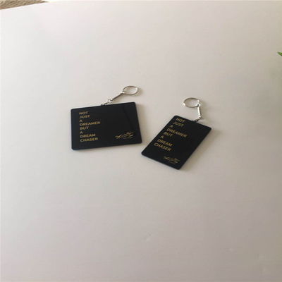 Keychains acrilico su ordinazione stampato modo per la pubblicità dei regali facili da pulire