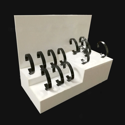 banco di mostra acrilico bianco dell'esposizione del negozio di 3mm/orologio del controsoffitto