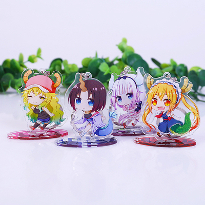 La foto creativa di anime della persona in piedi dell'esposizione acrilica su ordinazione ha stampato la persona in piedi della tavola di pubblicità