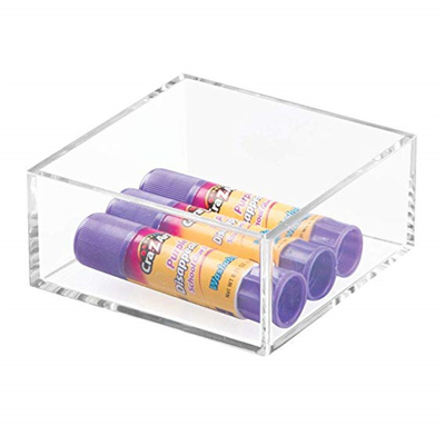 Chiari supporti acrilici su misura dell'opuscolo del lucite 4x6/supporto appiccicoso blocco note della carta