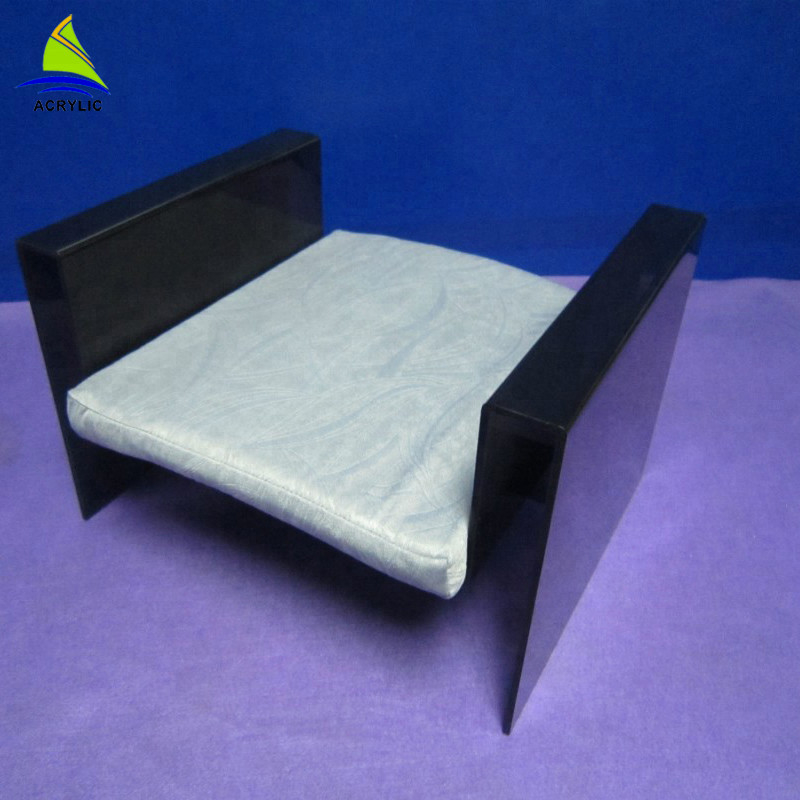 Letto acrilico del progettista del rifornimento della fabbrica dell'OEM/letto di sofà per il cane di animale domestico fatto a mano